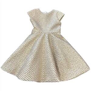 NEW SUSANNE LIVELY girl's bubbles twirl dress in champagne